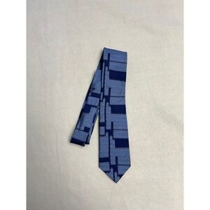 Josh Bach Mens Blue Periodic Table Silk Tie